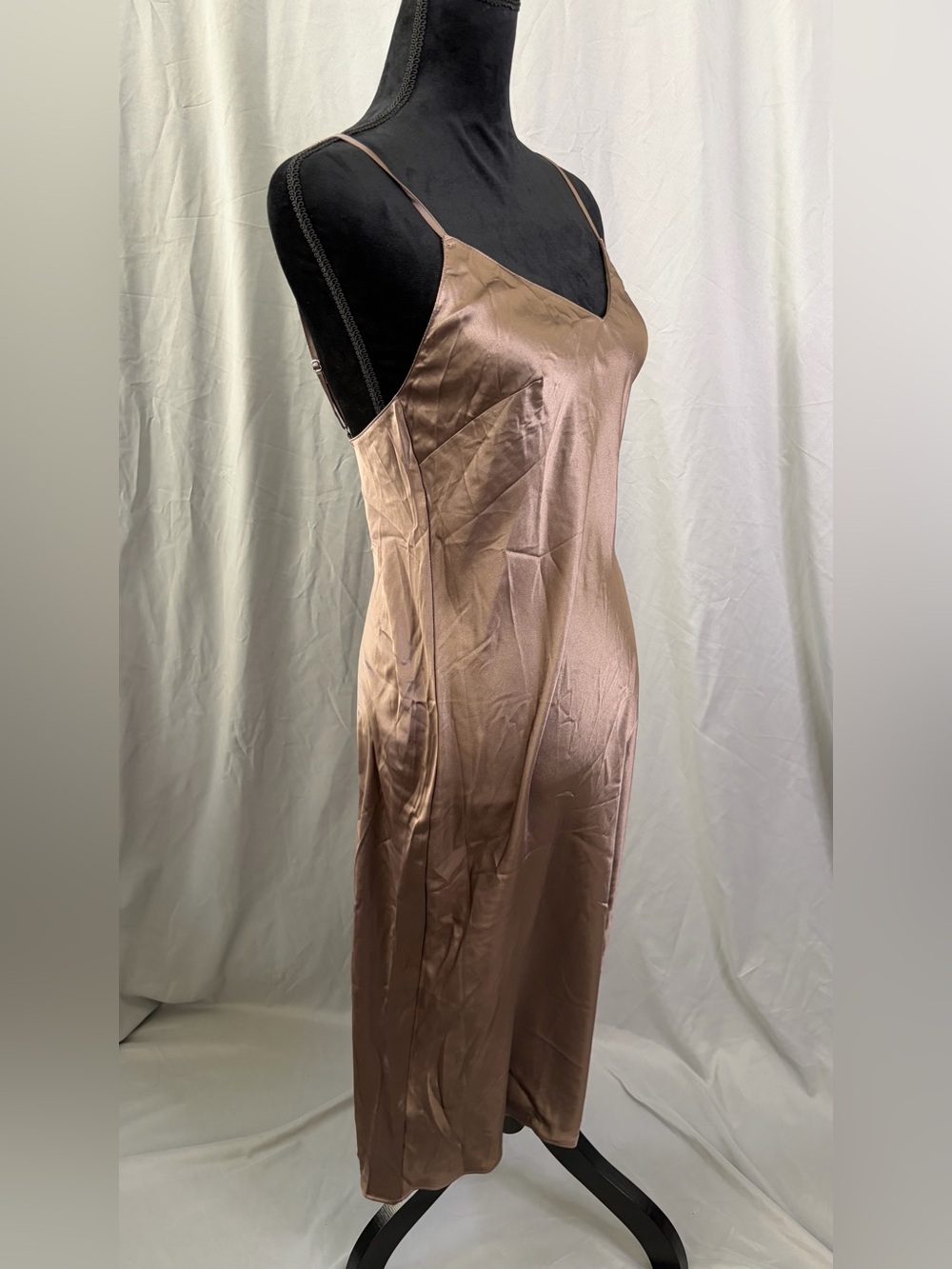 Victoria's Secret Taupe Silky Night Dress
